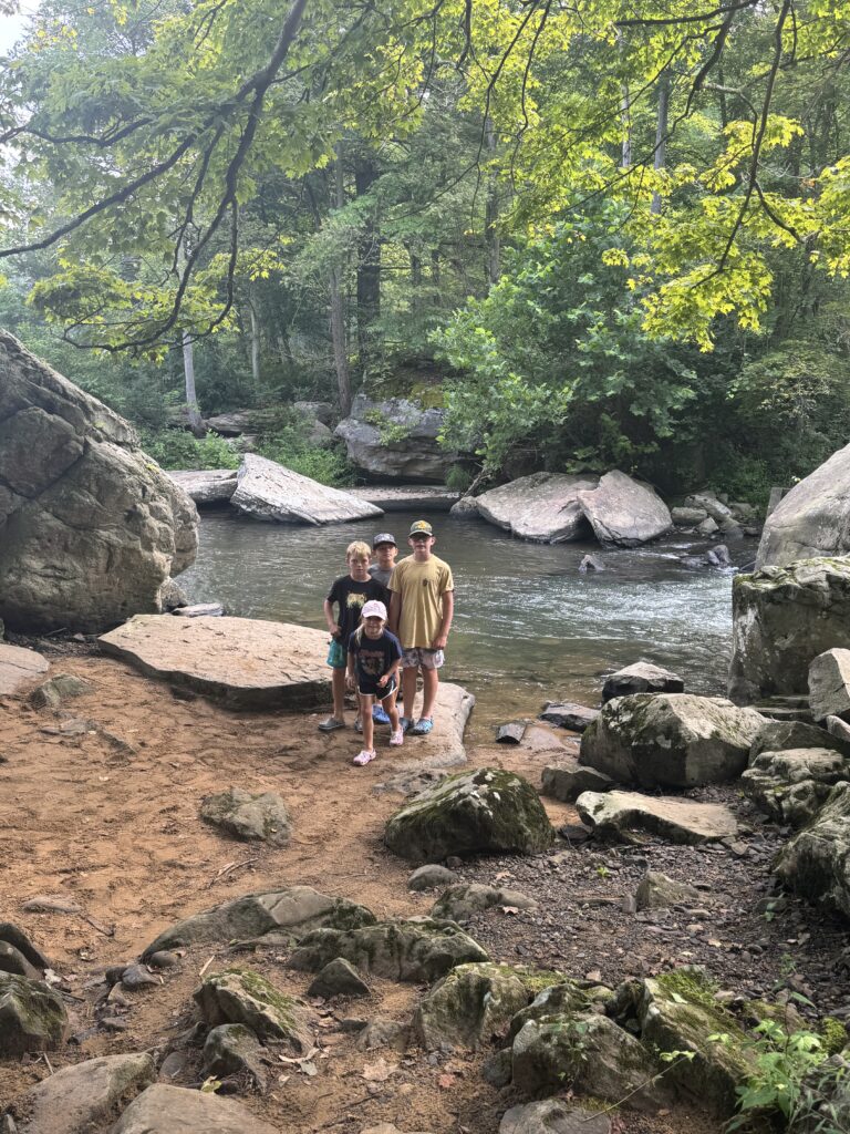 hike to cucumber falls ohiopyle stat park