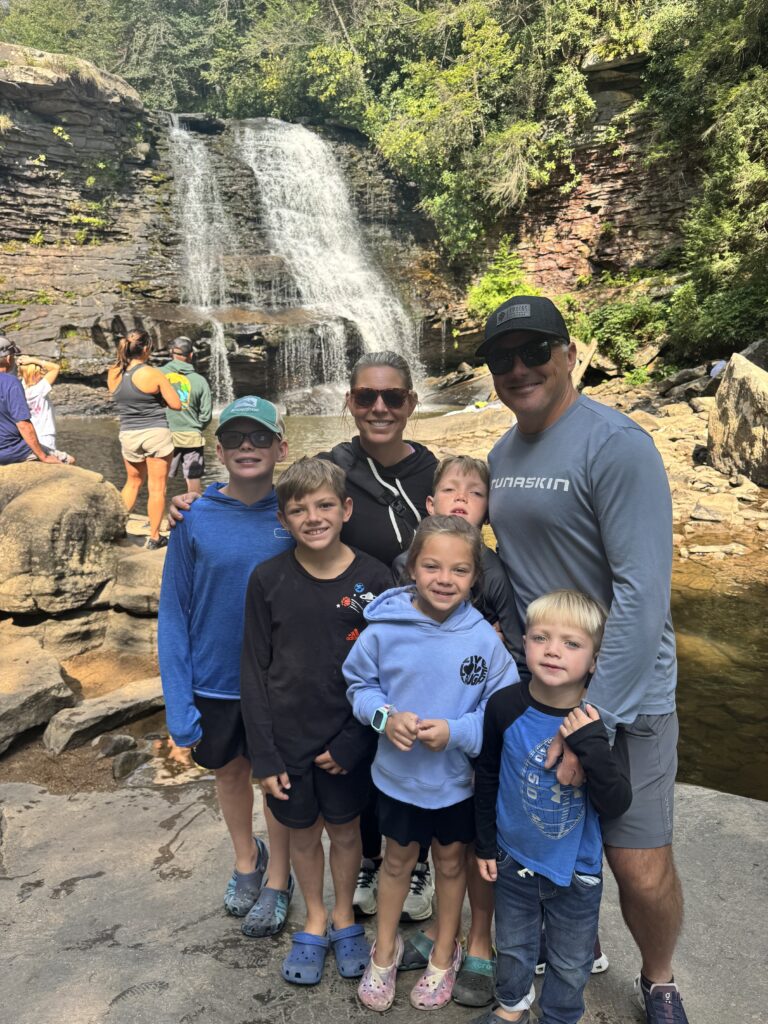 muddy creek falls at swallow falls state park
