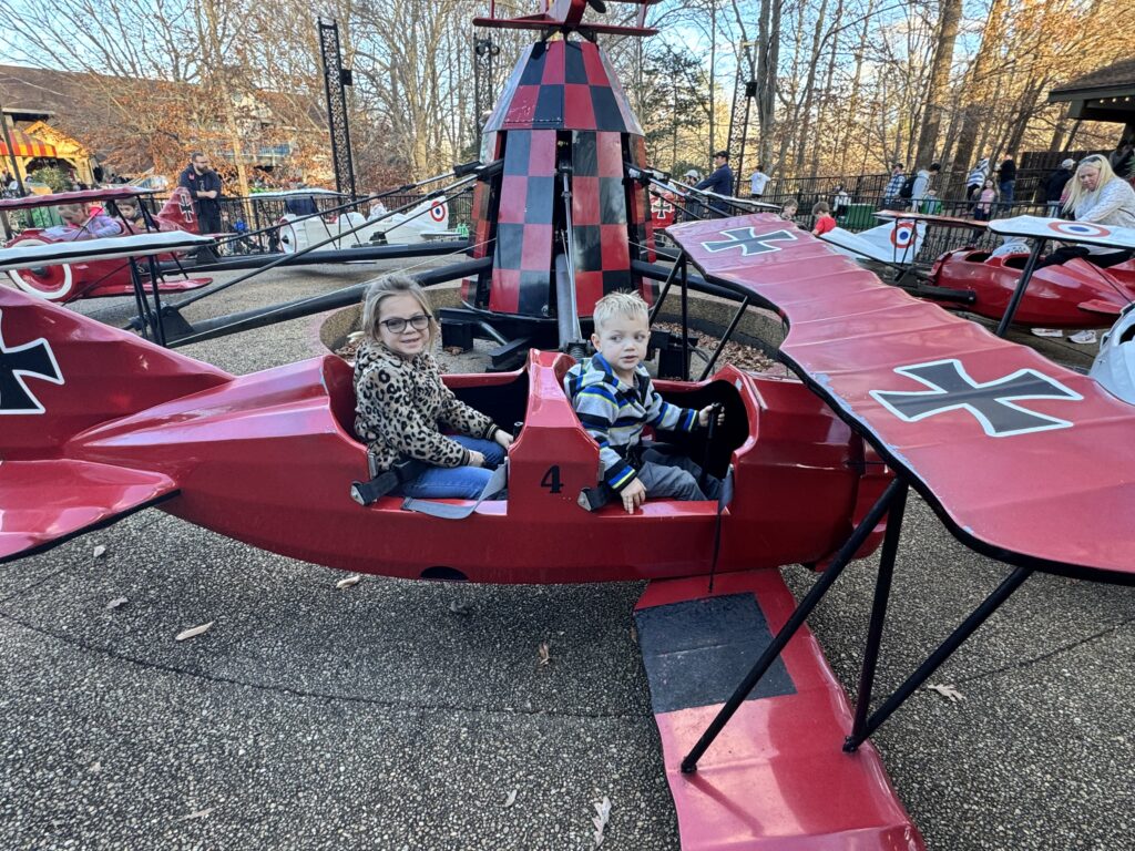 kids on ride at busch gardens williamsburg