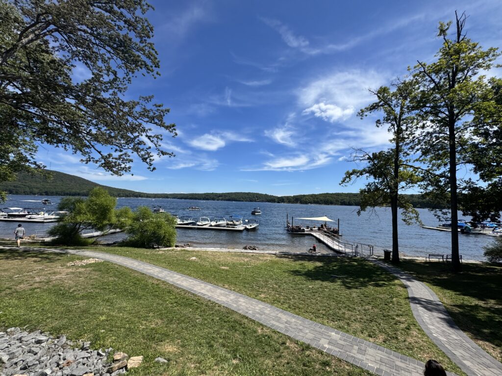 Deep Creek Lake Maryland cabin and lake views for a weekend road trip from Cleveland