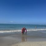kids at luquillos beach puerto rico