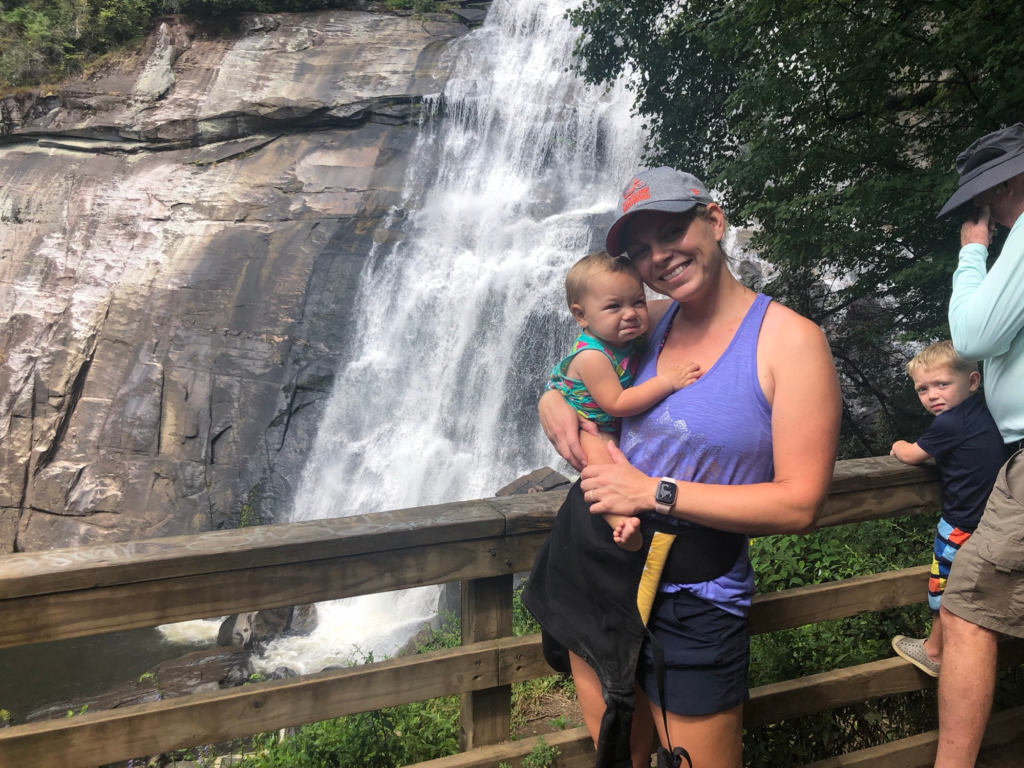 rainbow falls brevard nc family vacation